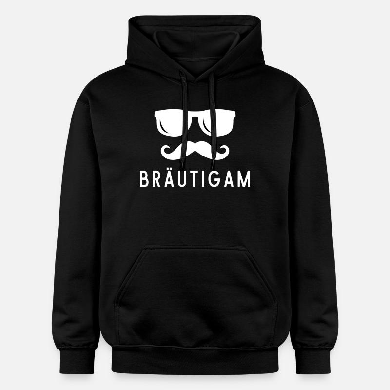 BRÄUTIGAM - Gildan Unisex Softstyle® Midweight Hoodie - Schwarz