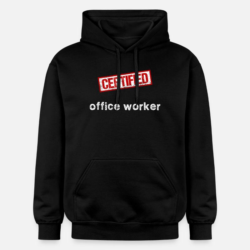 Employé de bureau - Sweat à capuche Softstyle® Gildan Unisexe - noir