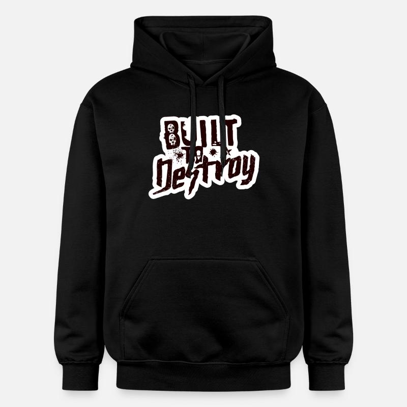 Construit pour détruire - Sweat à capuche Softstyle® Gildan Unisexe - noir