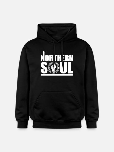 Northern Soul - Keep The Faith - Gildan Unisex Softstyle® Midweight Hoodie - black