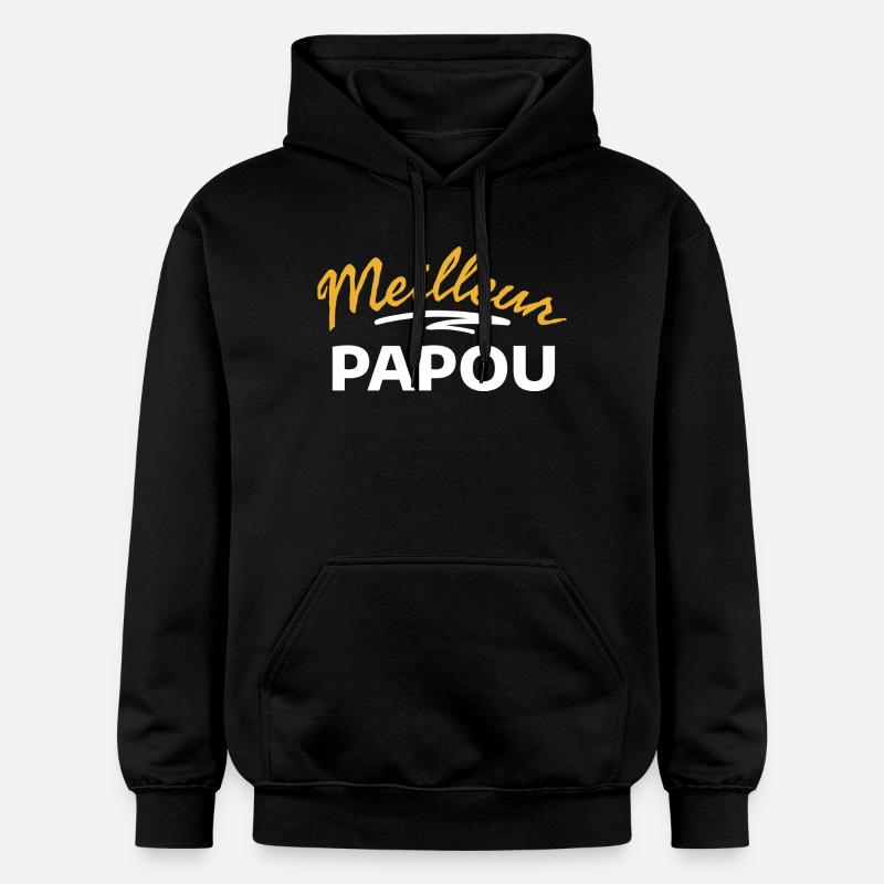 Design Graphique Nature Éclatante - Sweat à capuche Softstyle® Gildan Unisexe - noir