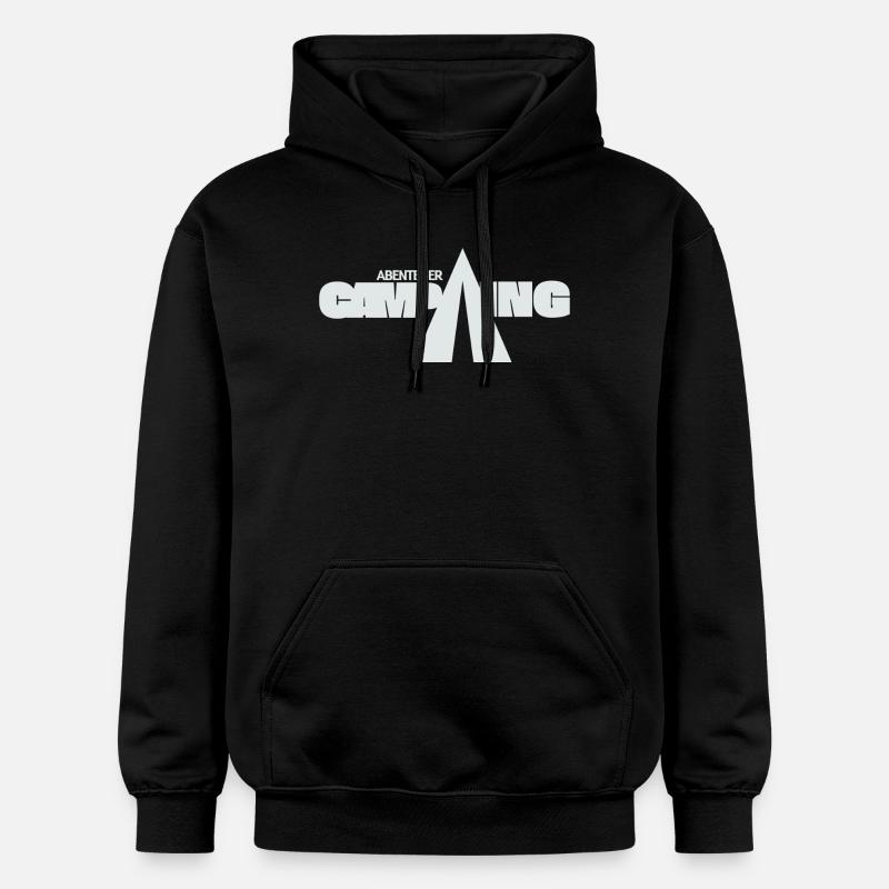 Camping d’aventure - Sweat à capuche Softstyle® Gildan Unisexe - noir