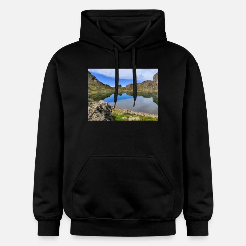 Lac Robert - Sweat à capuche Softstyle® Gildan Unisexe - noir