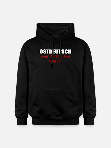 East Germans threatened with extinction - Gildan Unisex Softstyle® Midweight Hoodie - black