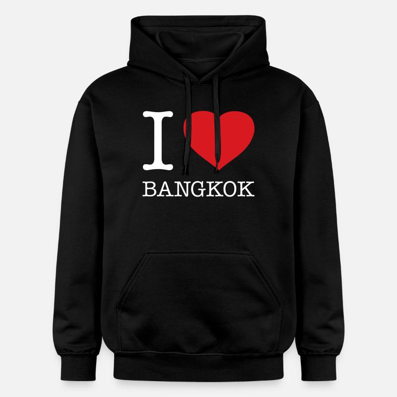 J’ADORE BANGKOK - Sweat à capuche Softstyle® Gildan Unisexe - noir