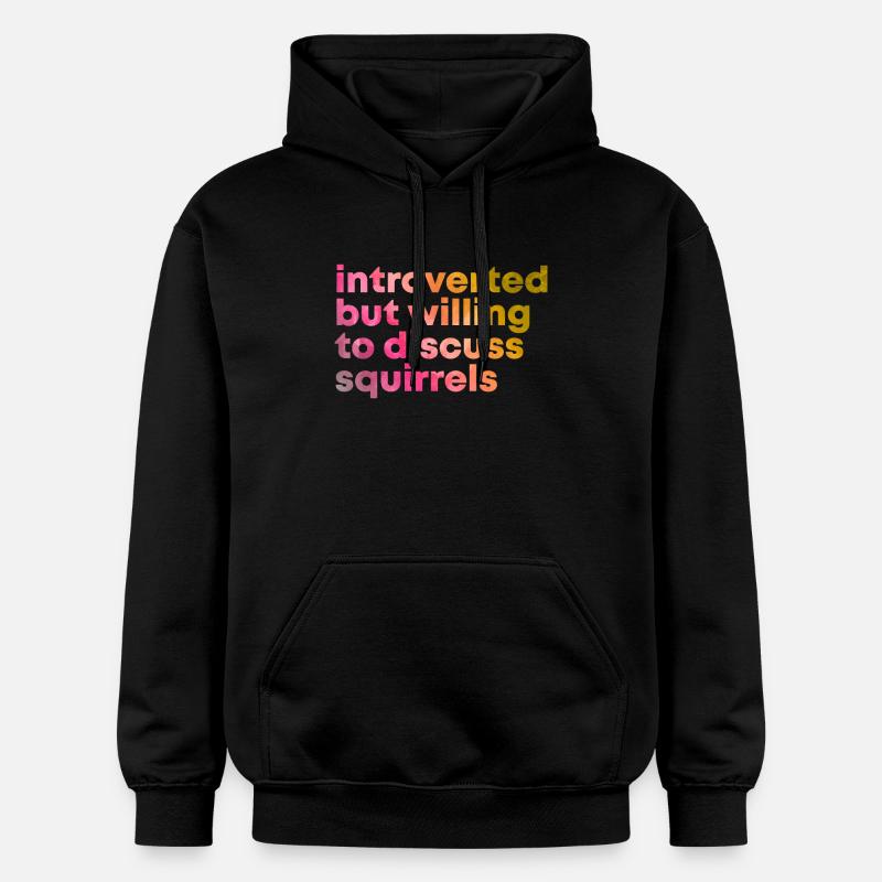 écureuil - Sweat à capuche Softstyle® Gildan Unisexe - noir