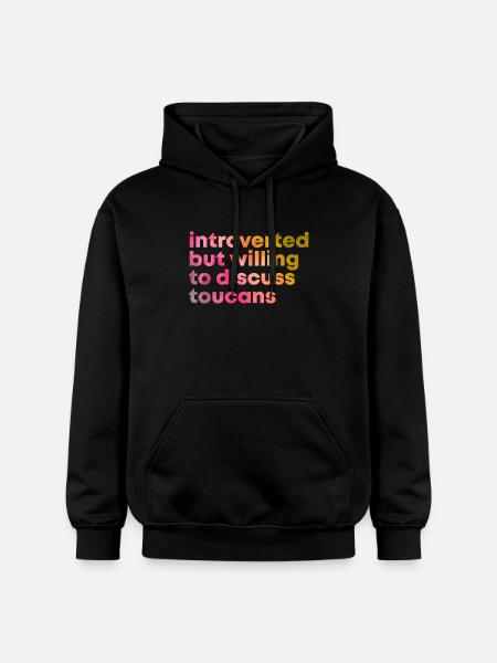 Toucan - Gildan Unisex Softstyle® Midweight Hoodie - black