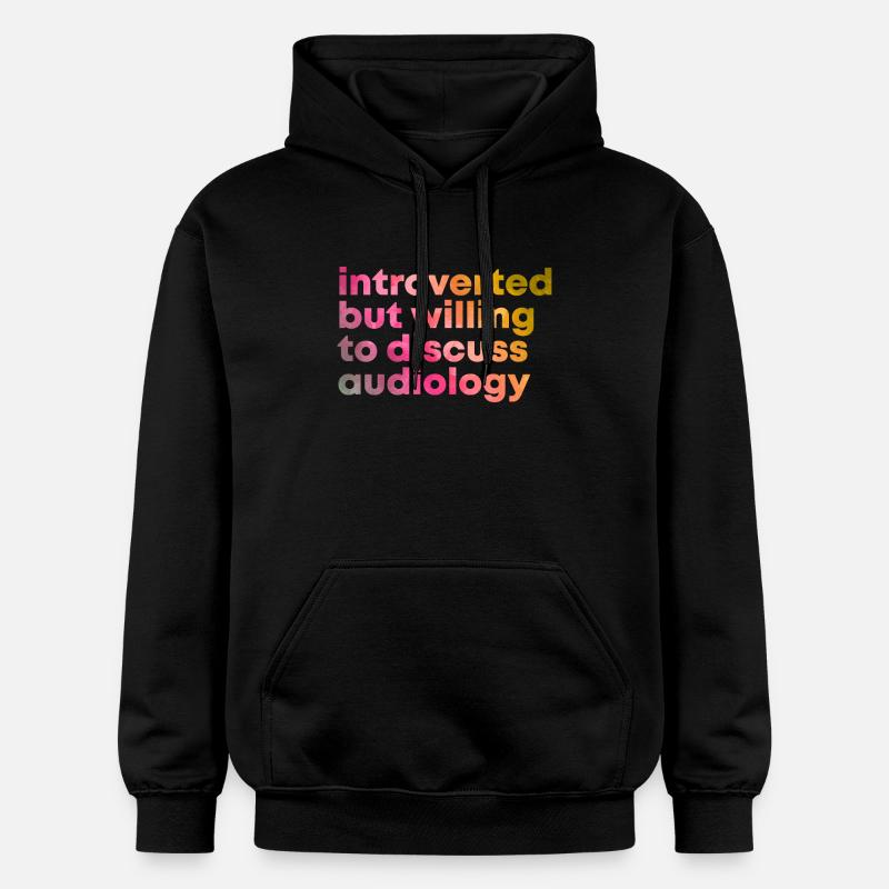 audiologie - Sweat à capuche Softstyle® Gildan Unisexe - noir