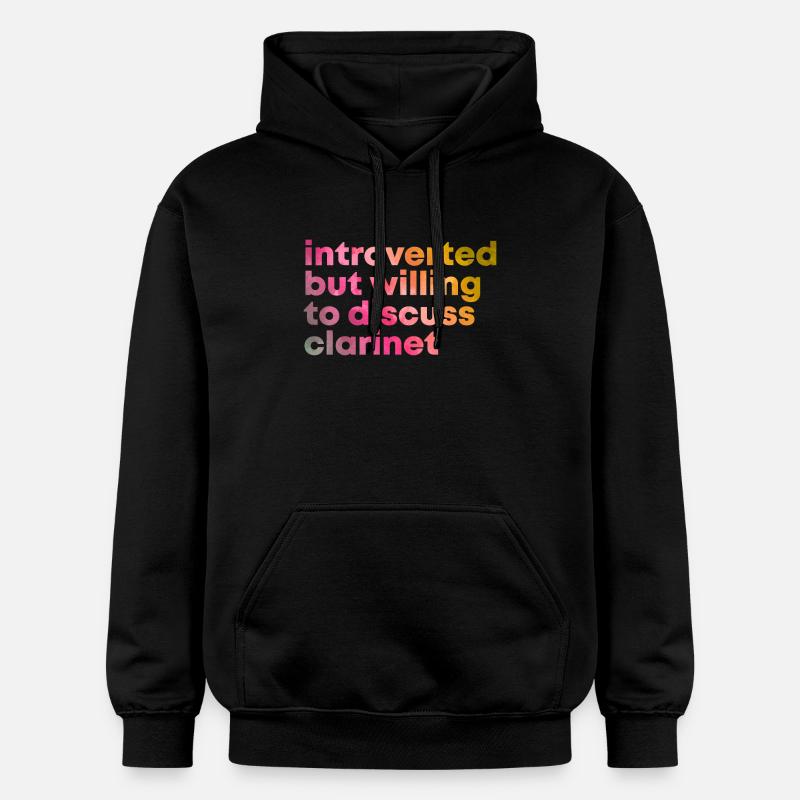 clarinette - Sweat à capuche Softstyle® Gildan Unisexe - noir