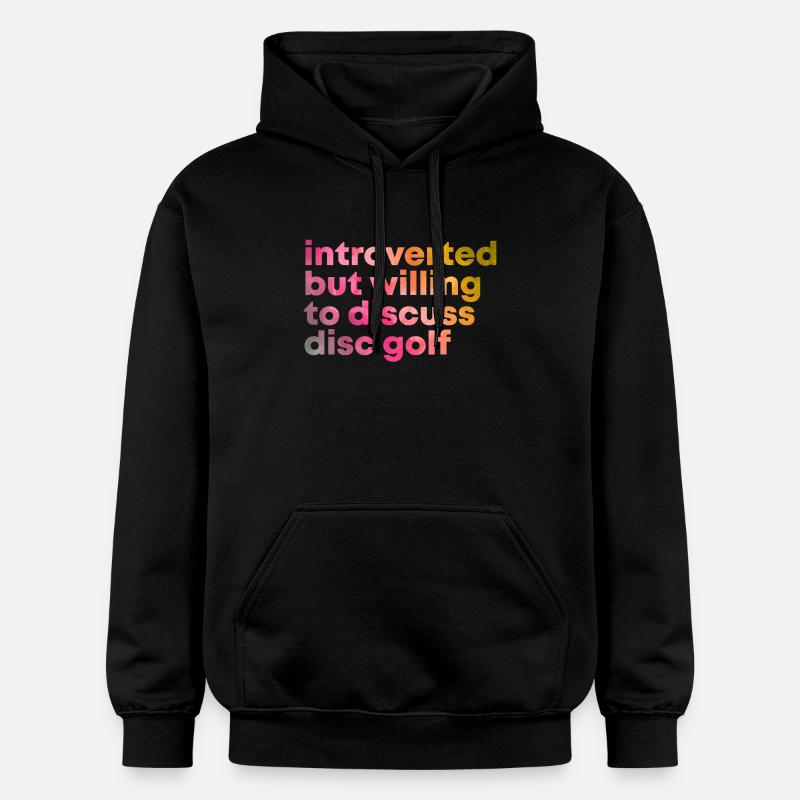 Disc golf - Sweat à capuche Softstyle® Gildan Unisexe - noir