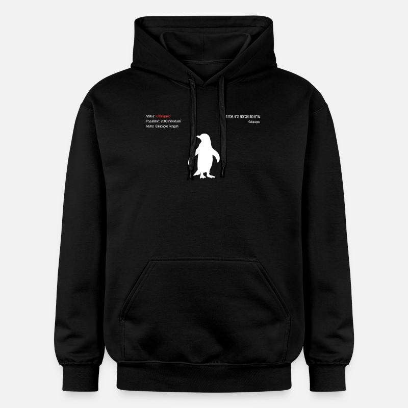 Pingouin - Sweat à capuche Softstyle® Gildan Unisexe - noir