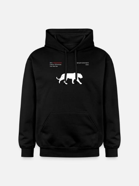 Tiger - Gildan Unisex Softstyle® Midweight Hoodie - black