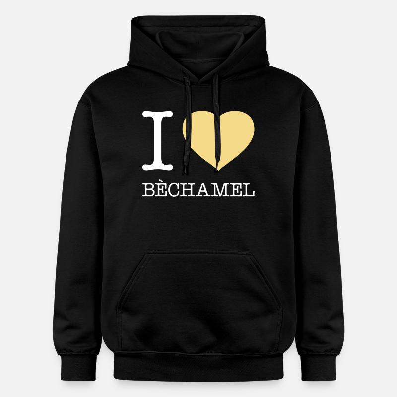 J’ADORE LA BÉCHAMEL - Sweat à capuche Softstyle® Gildan Unisexe - noir