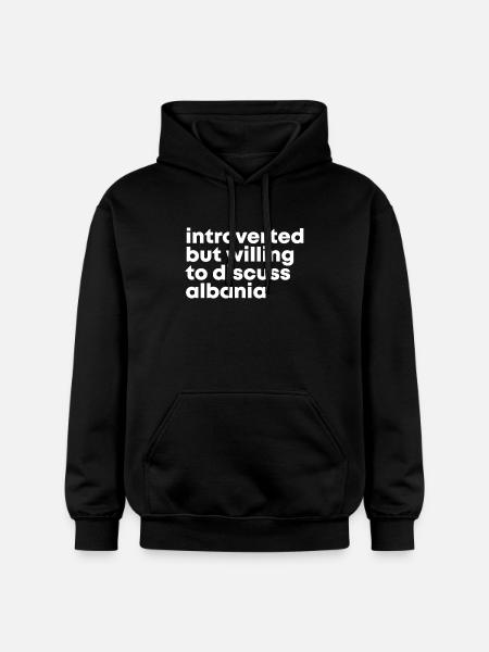 Albania Albania Albania - Gildan Unisex Softstyle® Midweight Hoodie - black