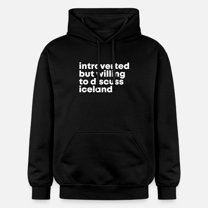 Islande - Sweat à capuche Softstyle® Gildan Unisexe - noir