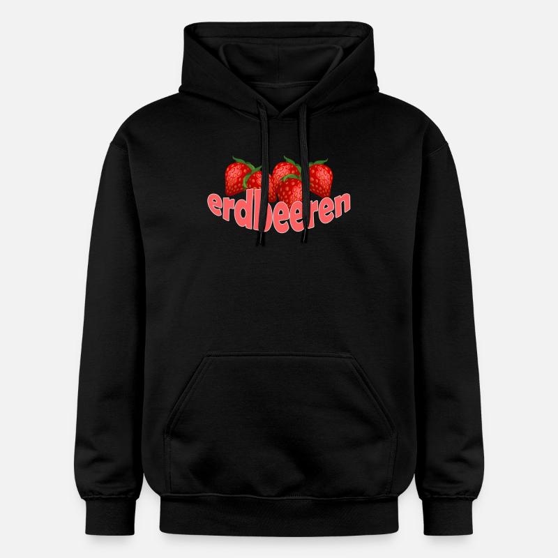 Fraises - Sweat à capuche Softstyle® Gildan Unisexe - noir