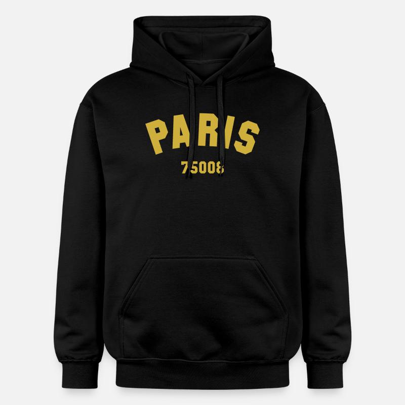 8e arrondissement de PARIS - Sweat à capuche Softstyle® Gildan Unisexe - noir