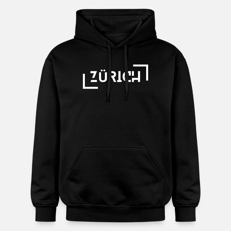 Zurich - Sweat à capuche Softstyle® Gildan Unisexe - noir