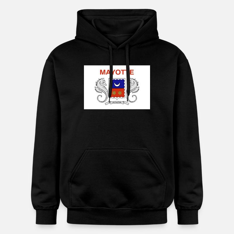 Mayotte - Sweat à capuche Softstyle® Gildan Unisexe - noir