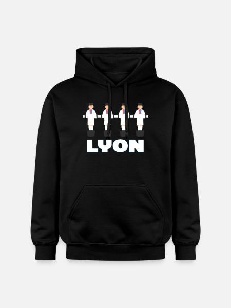 Lyon - Sweat à capuche Softstyle® Gildan Unisexe - noir