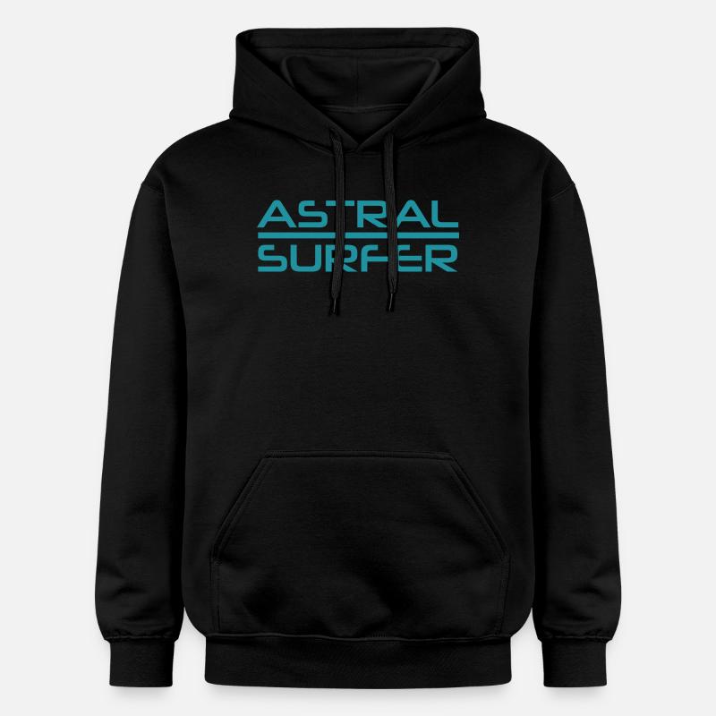 Conception d’Astral Surfer - Sweat à capuche Softstyle® Gildan Unisexe - noir
