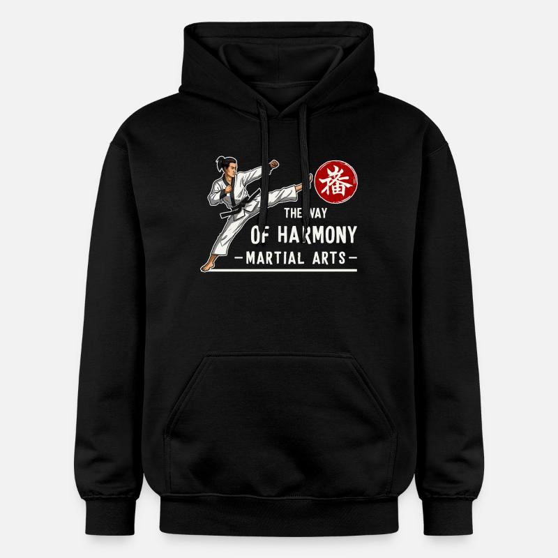 Art martial - Sweat à capuche Softstyle® Gildan Unisexe - noir
