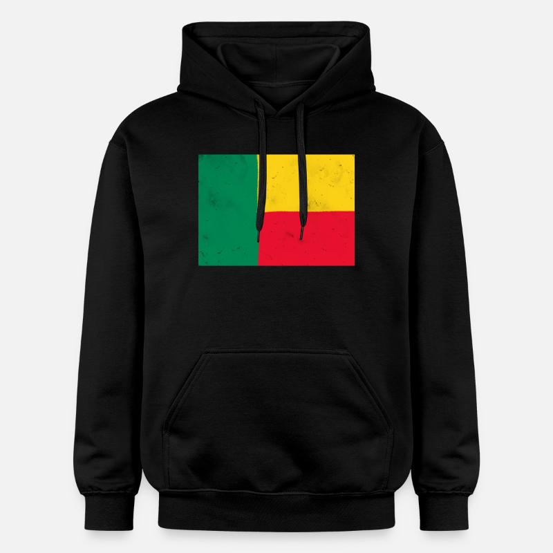Drapeau du Bénin - Sweat à capuche Softstyle® Gildan Unisexe - noir