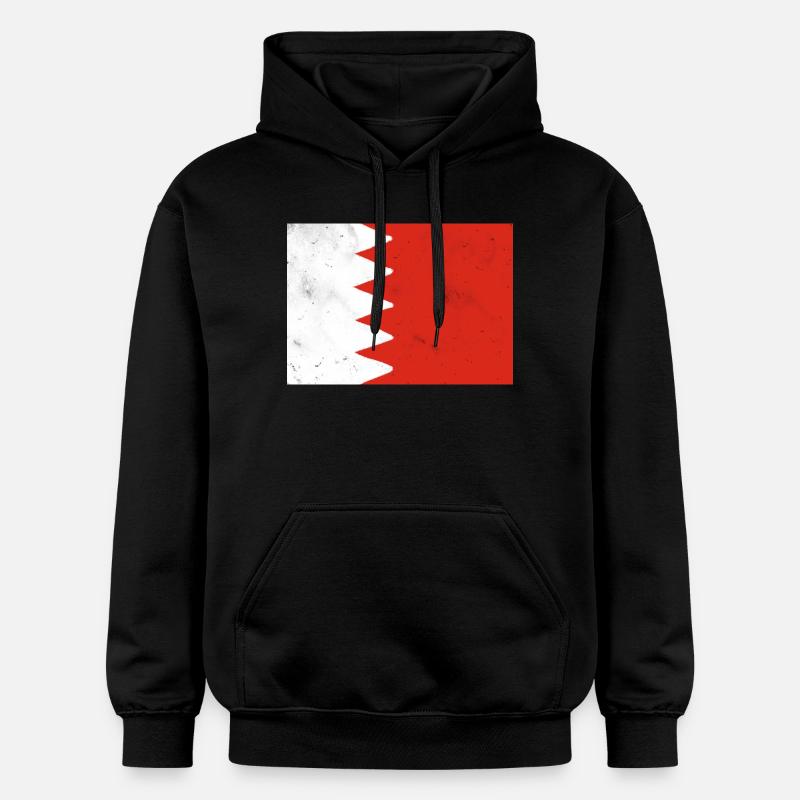 Drapeau de Bahreïn - Sweat à capuche Softstyle® Gildan Unisexe - noir