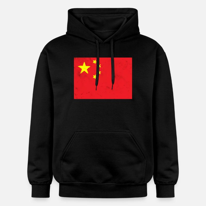 Drapeau de la Chine - Sweat à capuche Softstyle® Gildan Unisexe - noir