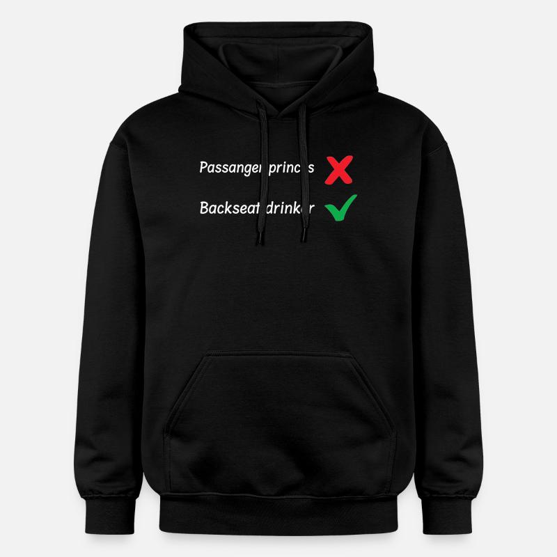 Abreuvoir à l’arrière - Sweat à capuche Softstyle® Gildan Unisexe - noir