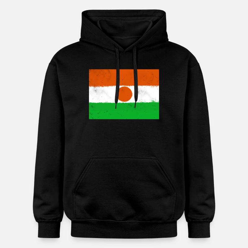 Drapeau du Niger - Sweat à capuche Softstyle® Gildan Unisexe - noir