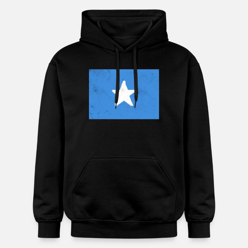 Drapeau de la Somalie - Sweat à capuche Softstyle® Gildan Unisexe - noir