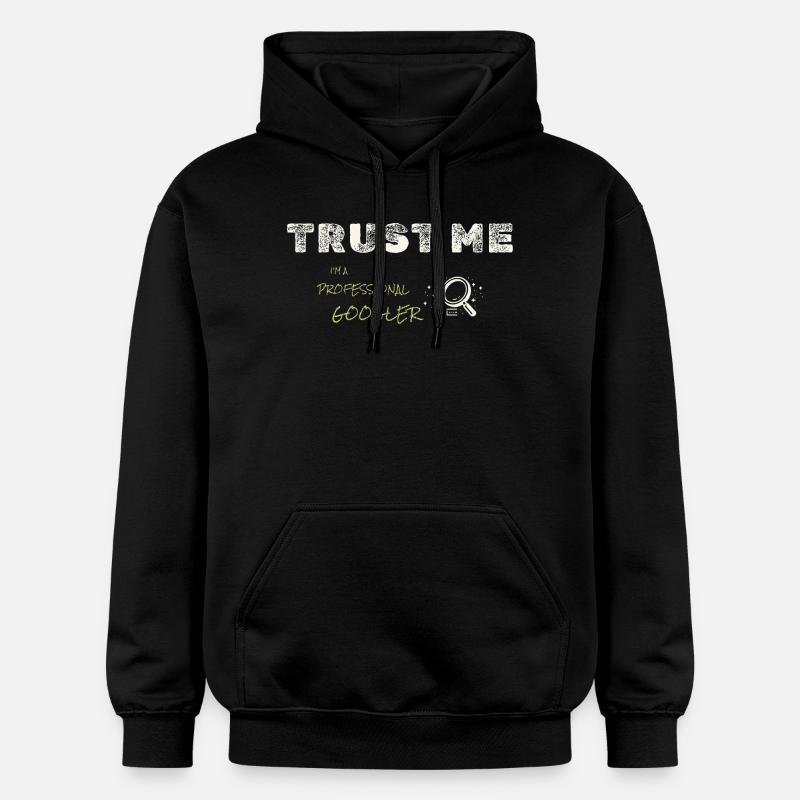 Un gars qui sait tout - Sweat à capuche Softstyle® Gildan Unisexe - noir