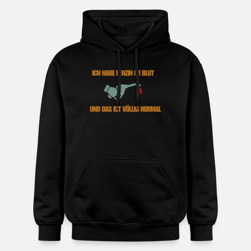 De l’essence dans le sang - Sweat à capuche Softstyle® Gildan Unisexe - noir