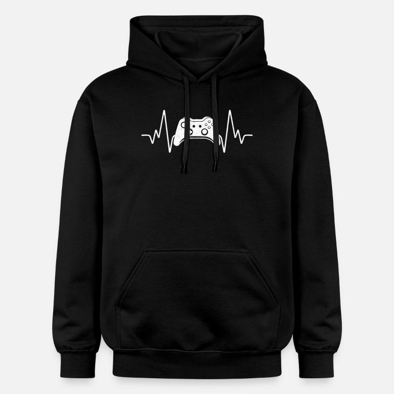 jeu gamer Arcade Jeu - Sweat à capuche Softstyle® Gildan Unisexe - noir