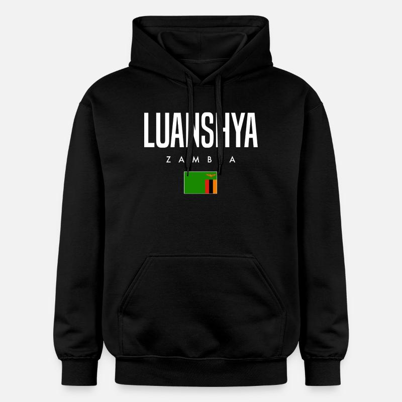 Luanshya, Zambie - Sweat à capuche Softstyle® Gildan Unisexe - noir
