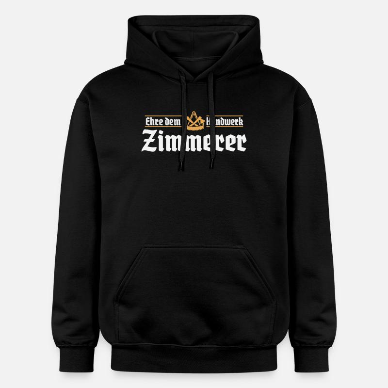 Insigne de la guilde des charpentiers - Sweat à capuche Softstyle® Gildan Unisexe - noir