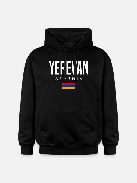 Yerevan, Armenia - Gildan Unisex Softstyle® Midweight Hoodie - black