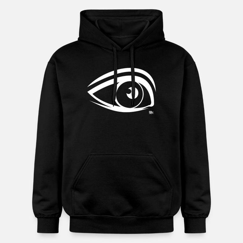 Oeil - Sweat à capuche Softstyle® Gildan Unisexe - noir