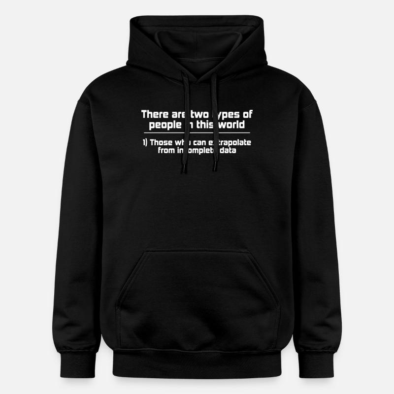 DICTON AMUSANT POUR LES NERDS - Sweat à capuche Softstyle® Gildan Unisexe - noir