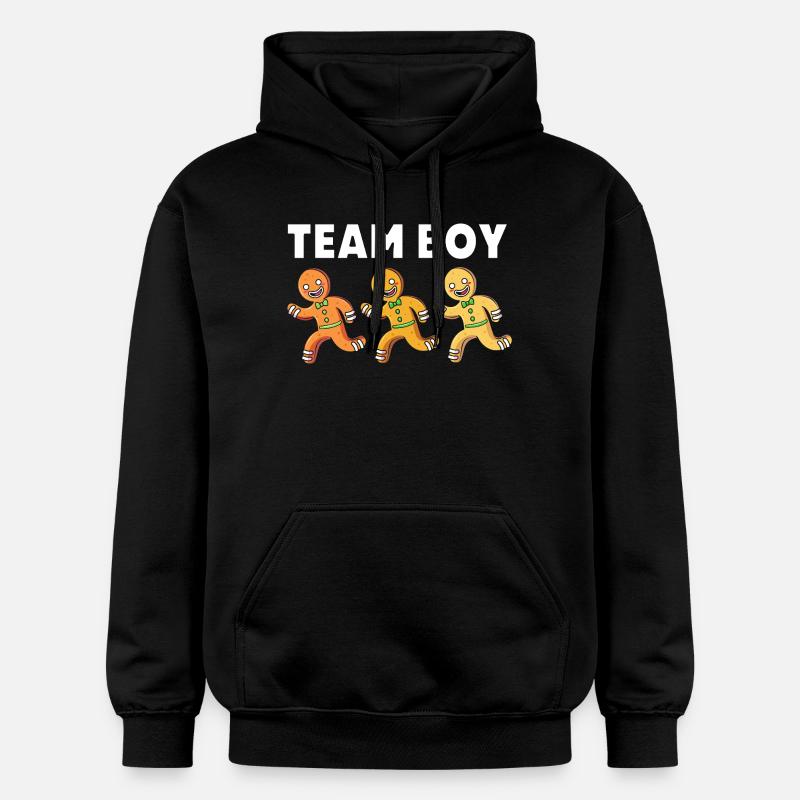 Équipe Garçon Noël - Sweat à capuche Softstyle® Gildan Unisexe - noir