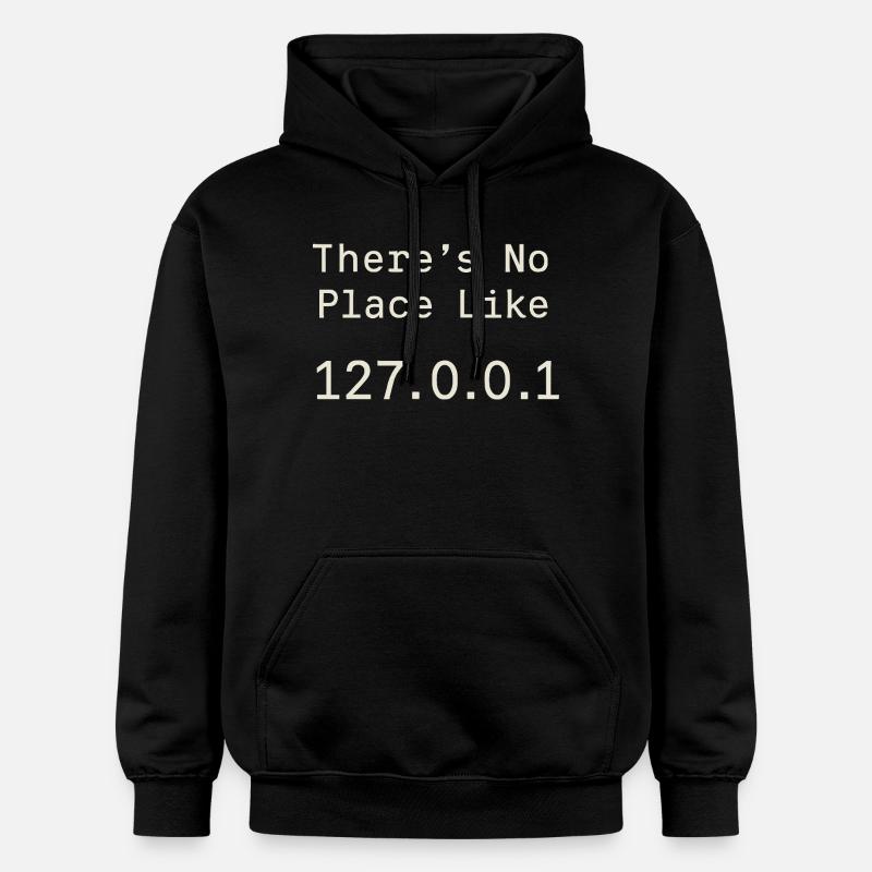 Rien ne vaut localhost - Sweat à capuche Softstyle® Gildan Unisexe - noir