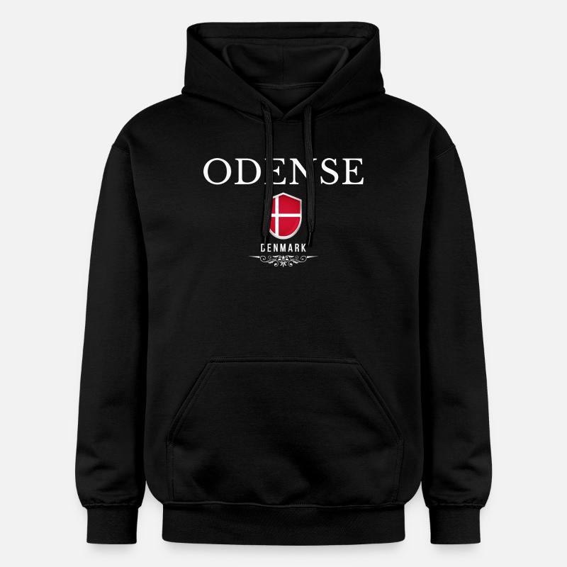Odense Danemark, souvenir Odense - Sweat à capuche Softstyle® Gildan Unisexe - noir