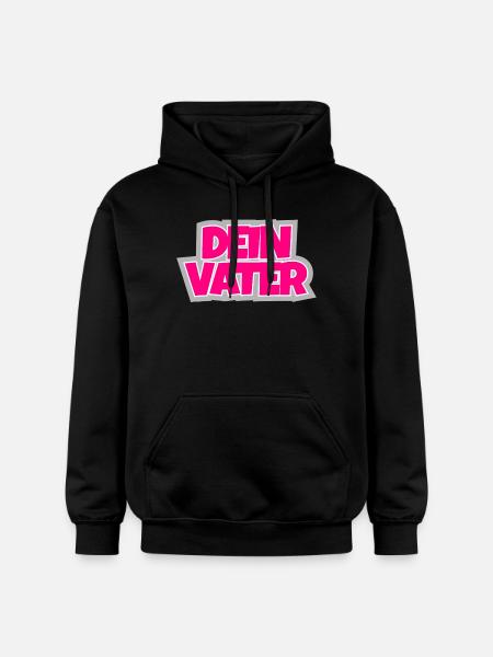 Dein Vater - the ironic sequel. - Gildan Unisex Softstyle® Midweight Hoodie - black