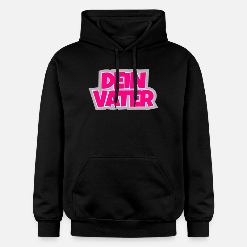Dein Vater - la suite ironique. - Sweat à capuche Softstyle® Gildan Unisexe - noir