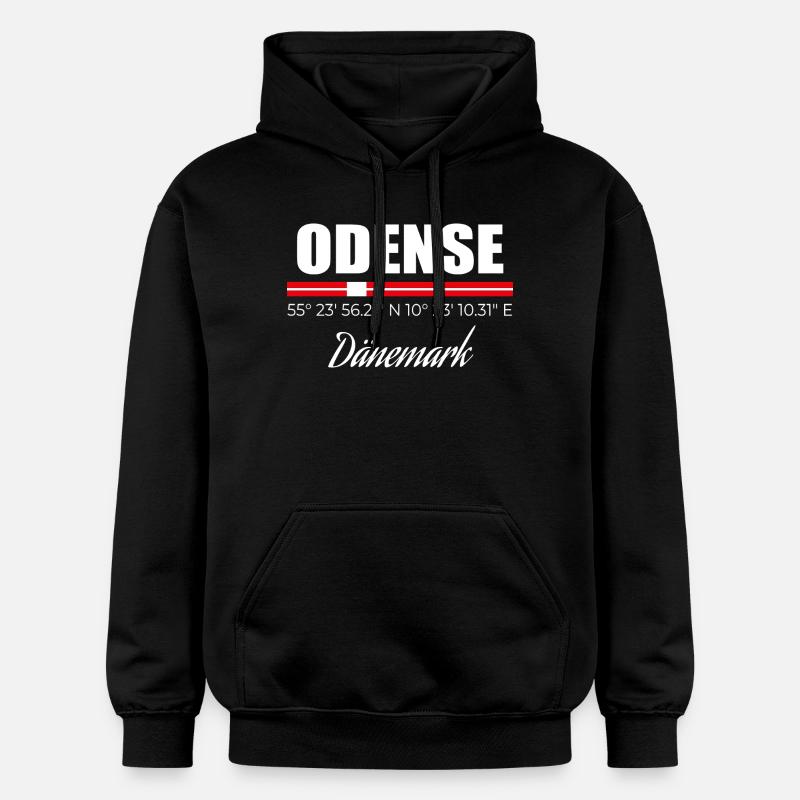Odense - Sweat à capuche Softstyle® Gildan Unisexe - noir