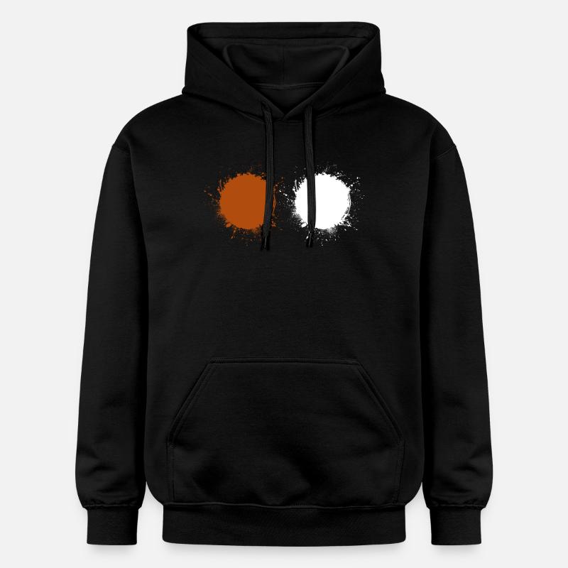 Marron Blanc - Sweat à capuche Softstyle® Gildan Unisexe - noir