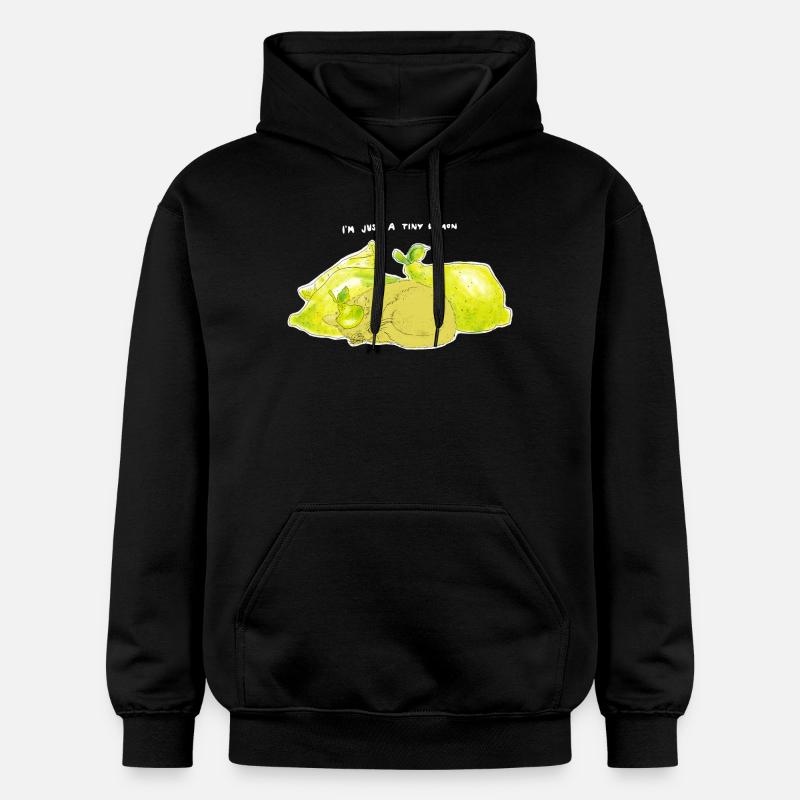 JUSTE UN TOUT PETIT CITRON - Sweat à capuche Softstyle® Gildan Unisexe - noir