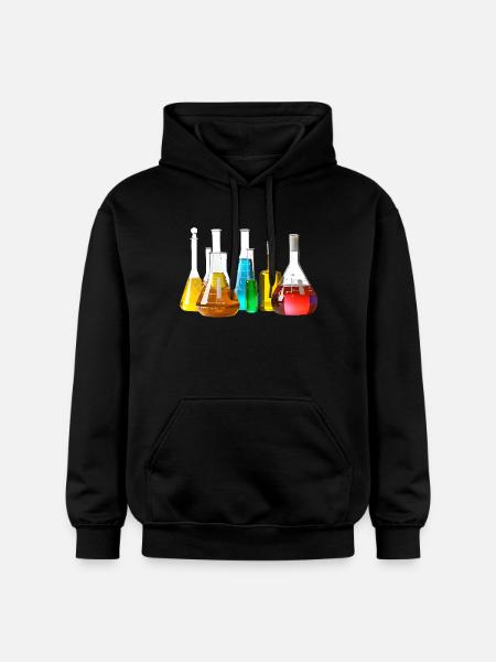 Bunte Laborgläser Kollektion - Gildan Unisex Softstyle® Midweight Hoodie - Schwarz