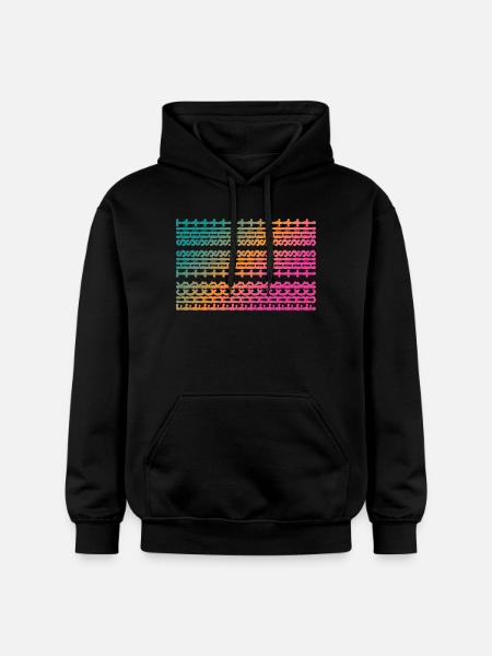 FUCK THIS SHIT - Sarcasm, Funny Message - Gildan Unisex Softstyle® Midweight Hoodie - black